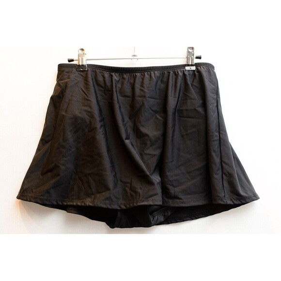 Toganga by T.H.E Swim Skirt bathing suit bottoms NEW black bottom - Picture 1 of 7